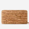 Portefeuille zèbre nature en liège pour femme