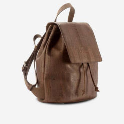 Sac à dos marron en liège pour femme