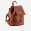 Sac à dos rouge brique en liège pour femme