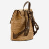 Sac à dos zèbre nature en liège pour femme
