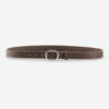 Ceinture marron en liège pour femme