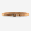 Ceinture couleur nature en liège pour femme