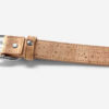 Ceinture couleur nature en liège pour femme