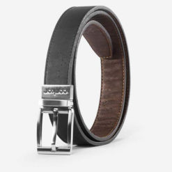 Ceinture marron et noir en liège pour homme