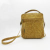 Sac épaule couleur nature en liège pour homme