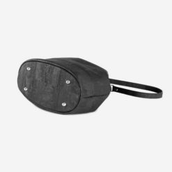 Sac épaule noir en liège pour femme