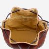 Sac épaule rouge brique en liège pour femme
