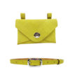 Sac ceinture jaune citron en liège pour femme