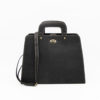 Sac épaule noir en liège pour femme