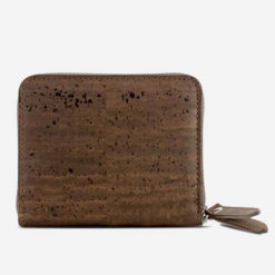 Portefeuille marron en liège pour femme