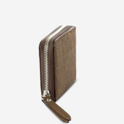 Portefeuille marron tronc en liège pour femme