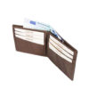 Portefeuille marron en liège pour homme