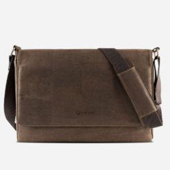 Sac épaule marron en liège mixte