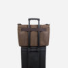 Sac épaule marron en liège mixte