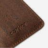Porte cartes marron en liège mixte
