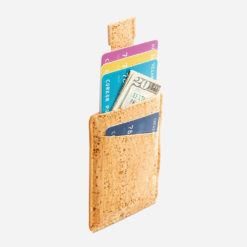 Porte cartes naturel en liège mixte
