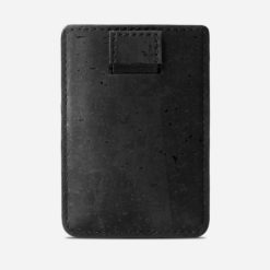 Porte cartes noir en liège mixte