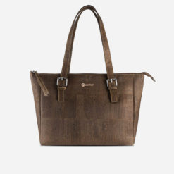 Sac à main marron en liège pour femme