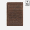 Porte-cartes marron en liège mixte