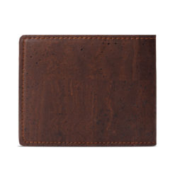 Portefeuille marron en liège pour femme et homme