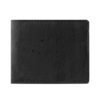 Portefeuille noir en liège pour femme et homme
