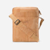 Sac épaule naturel en liège pour homme