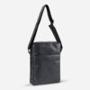 Sac épaule noir en liège pour homme