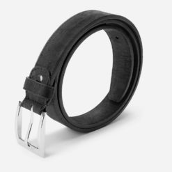 Ceinture noir en liège pour homme