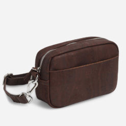 Sacoche marron en liège pour homme et femme