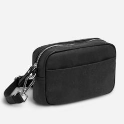 Sacoche noir en liège pour homme et femme