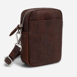 Sacoche marron en liège pour homme et femme